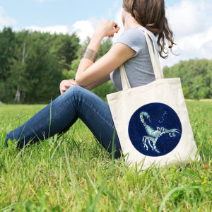 Bolsa algodón Escorpio