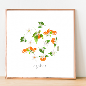 Lámina Flor de Azahar