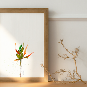 Lámina ilustrada Naturaleza Zen 4