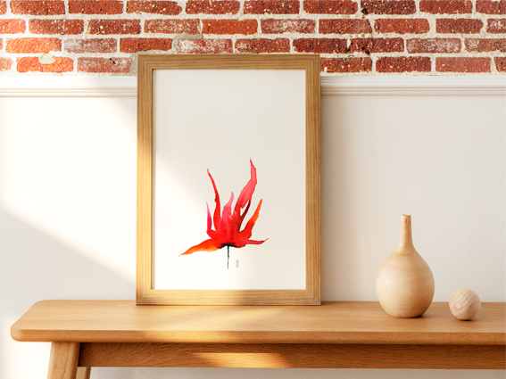 Lámina ilustrada Naturaleza Zen 5