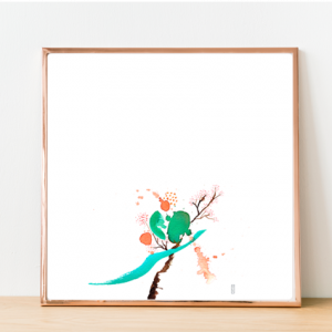 Lámina ilustrada Naturaleza Zen 7